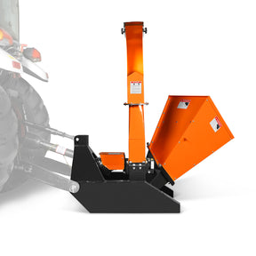3 Point Wood Chipper Attachment For Tractors Up To 45HP (PTO Shaft Included), BX42S