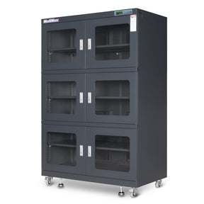 1-10% RH Electronic Dry Cabinet 1430L ESD Desiccator Cabinet Ultra-Low Humidity Storage, EDC1430C-6