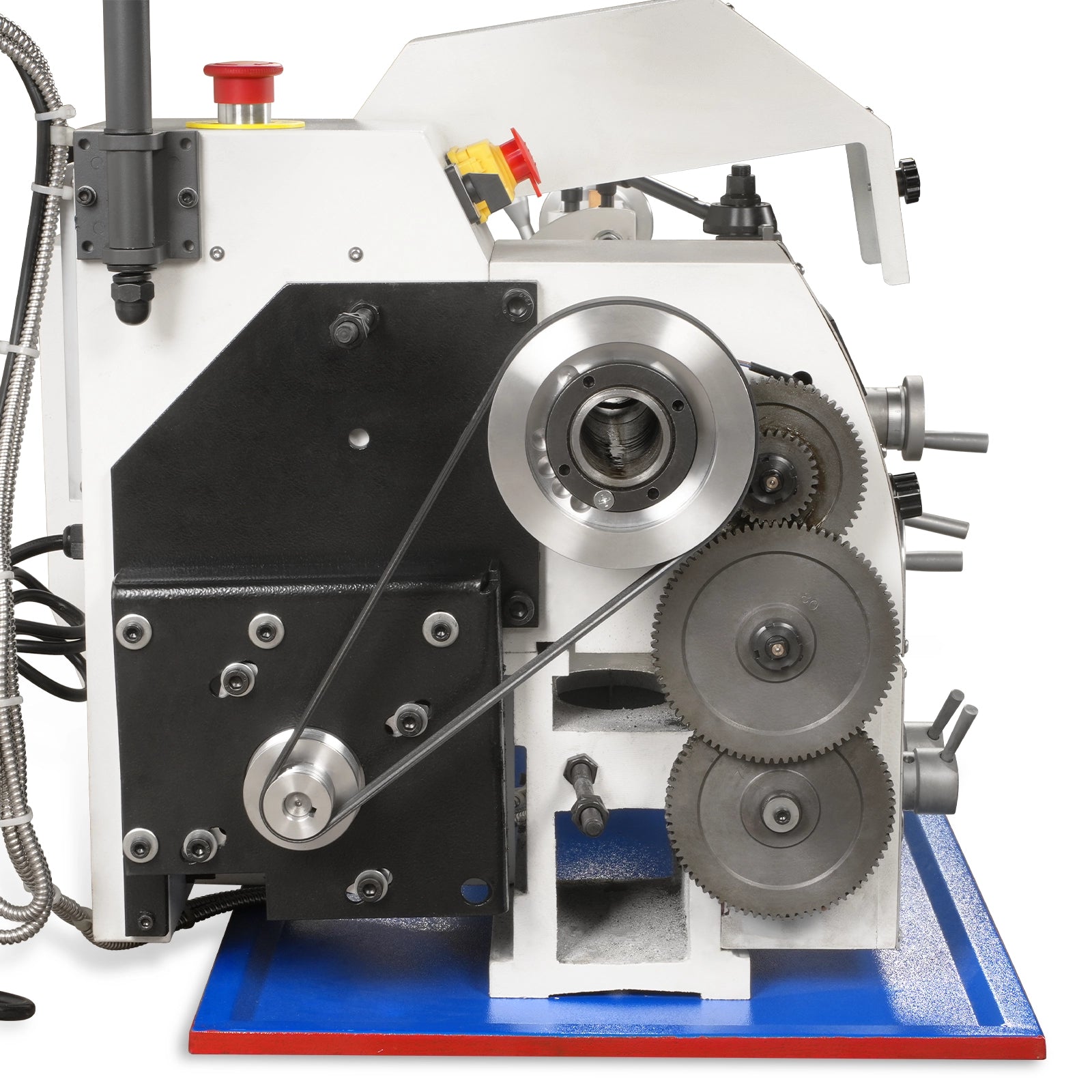 1.5'' Spindle Bore Metal Lathe Machine with DRO and Wedge Type Quick Change Tool Post(QCTP), 10'' x 30'' High Precision Benchtop 0-2000 RPM Variable Speed Metal Working Machine 1.5HP Small Lathe without Stand 1030VDW