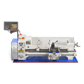 1.5'' Spindle Bore Metal Lathe Machine with DRO and Wedge Type Quick Change Tool Post(QCTP), 10'' x 30'' High Precision Benchtop 0-2000 RPM Variable Speed Metal Working Machine 1.5HP Small Lathe without Stand 1030VDW