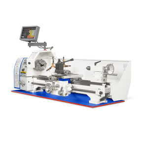 1.5'' Spindle Bore Metal Lathe Machine with DRO and Wedge Type Quick Change Tool Post(QCTP), 10'' x 30'' High Precision Benchtop 0-2000 RPM Variable Speed Metal Working Machine 1.5HP Small Lathe without Stand 1030VDW