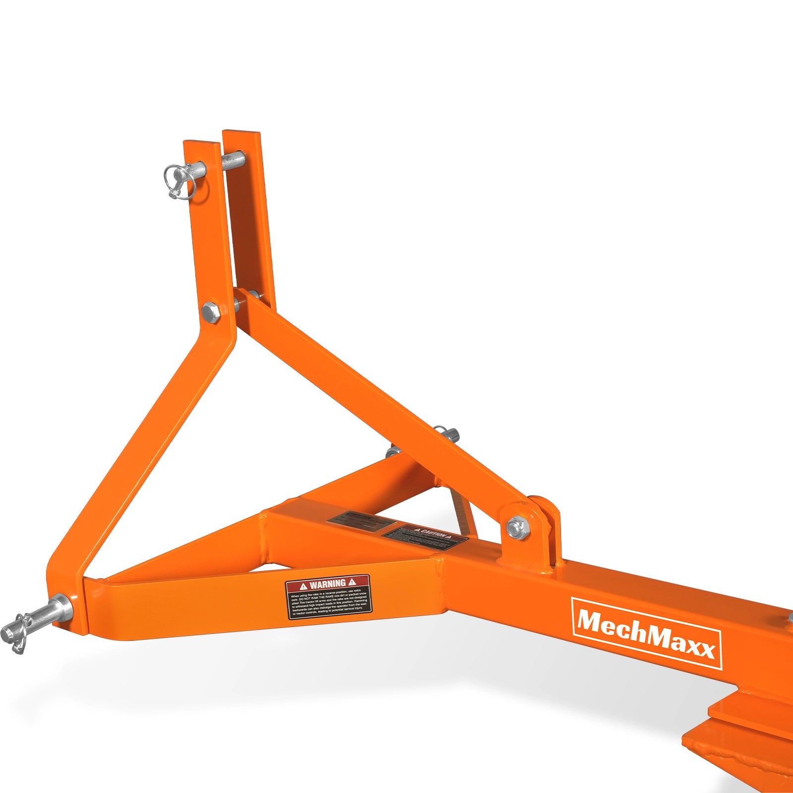 72" Landscape Rake with 36 Tines 3 Point Hitch Tractor Attachment, LR72