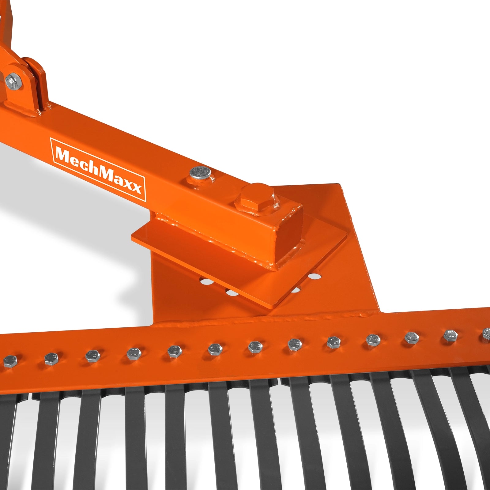 72" Landscape Rake with 36 Tines 3 Point Hitch Tractor Attachment, LR72