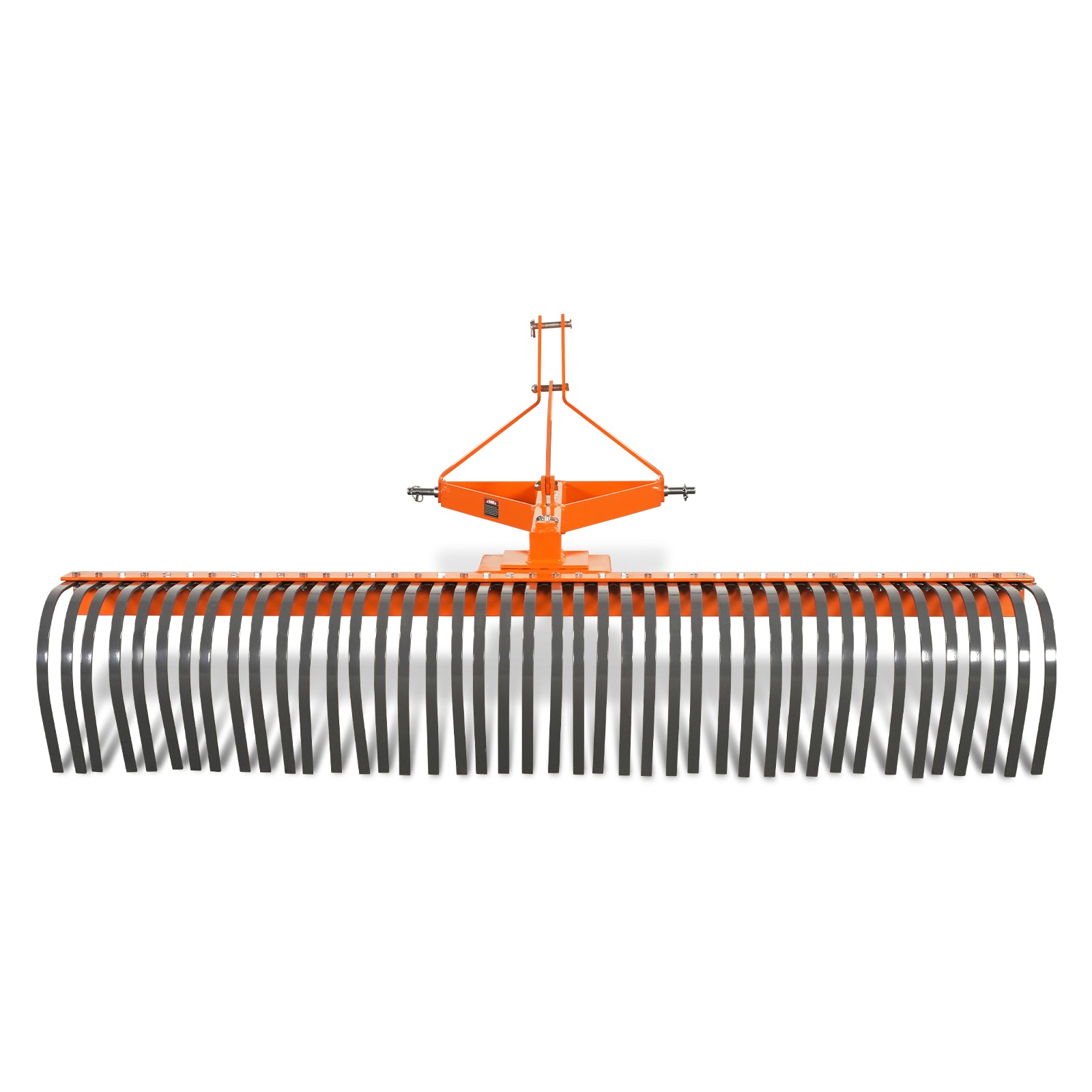 84" Landscape Rake with 42 Tines 3 Point Hitch Tractor Attachment, LR84