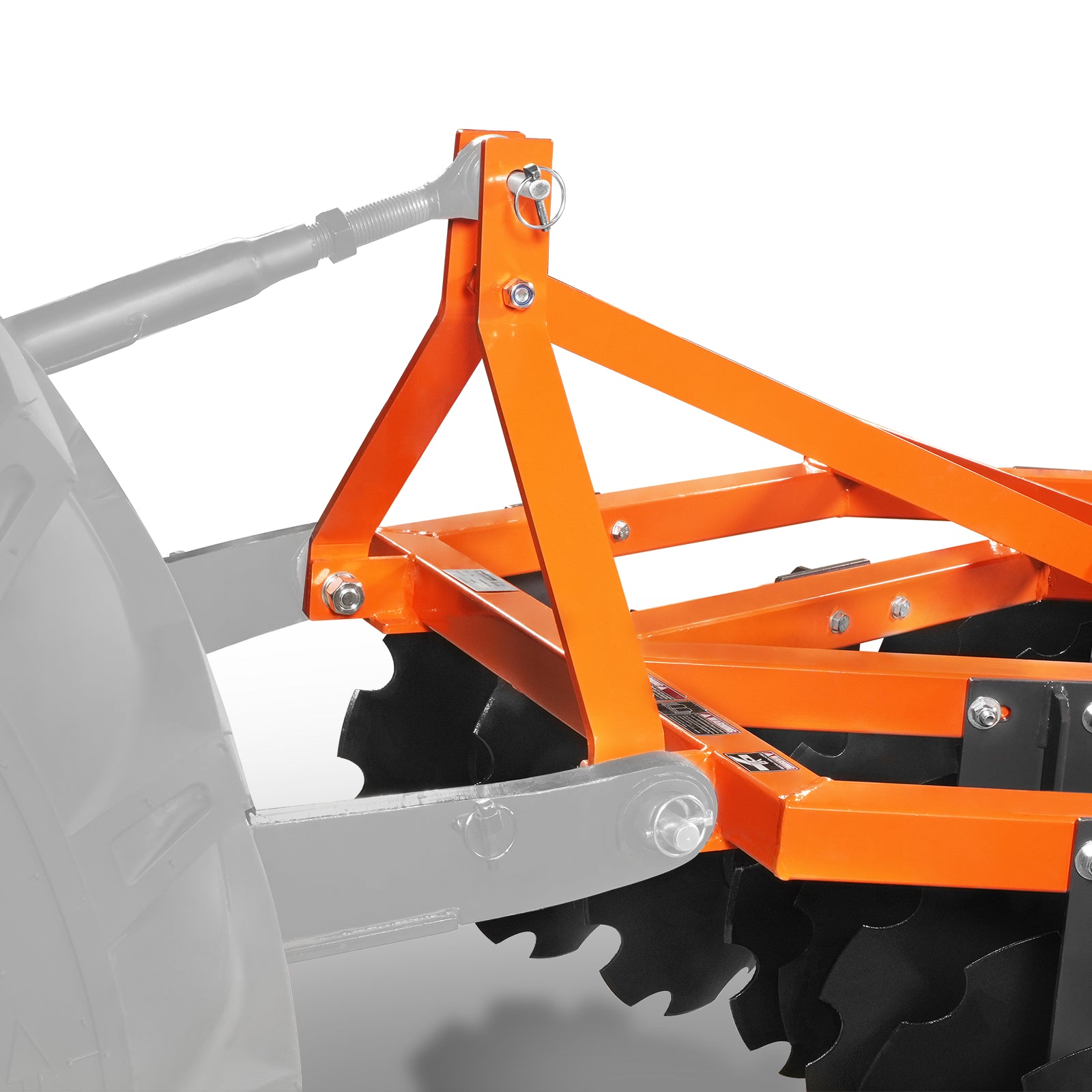 60" Tractor Notched Disc Harrow Disc Plow 3 Point Hitch, DH60