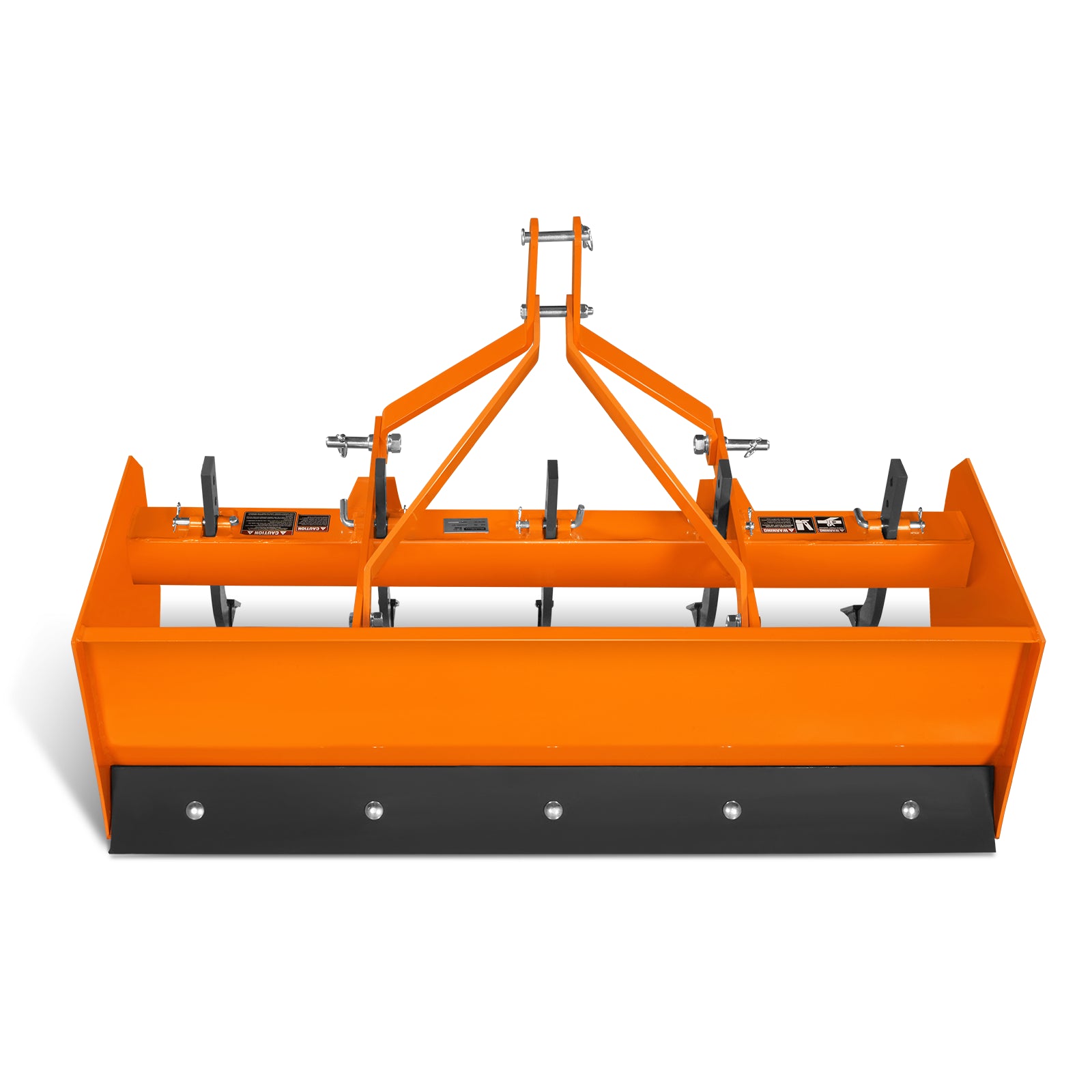 60" Box Blade Scraper with 5 Shanks 3 Point Hitch Tractor Attachment, BB60