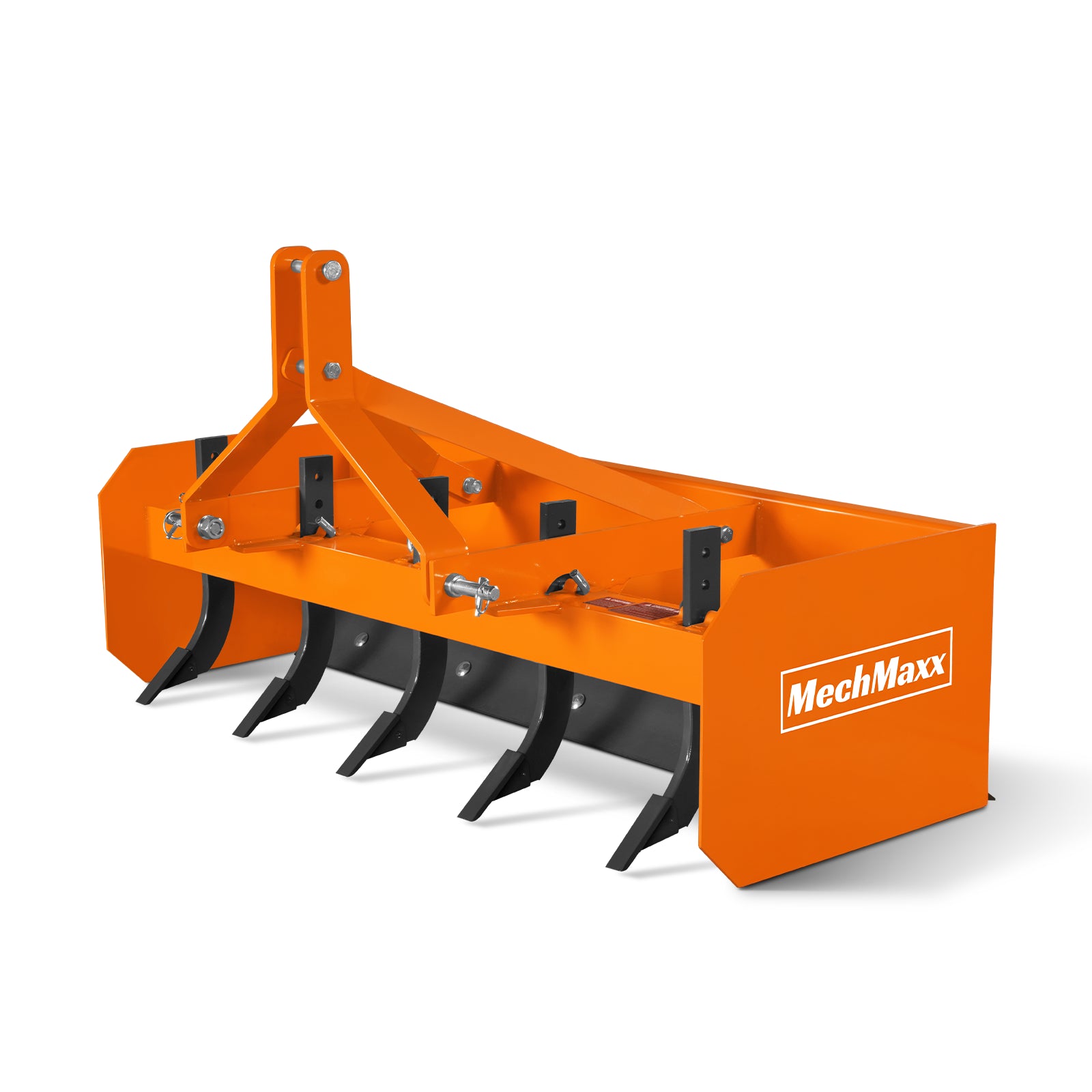 60" Box Blade Scraper with 5 Shanks 3 Point Hitch Tractor Attachment, BB60
