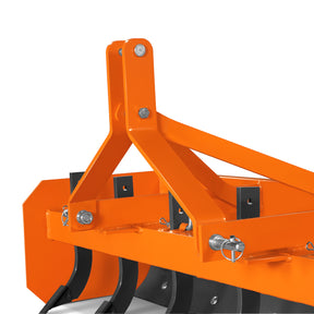 72" Box Blade Scraper with 6 Shanks 3 Point Hitch Tractor Attachment, BB72