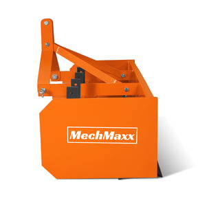 72" Box Blade Scraper with 6 Shanks 3 Point Hitch Tractor Attachment, BB72