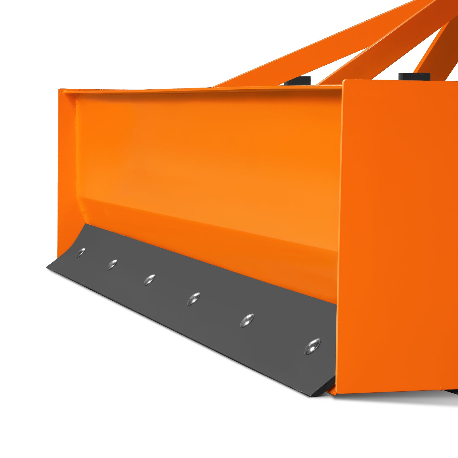 72" Box Blade Scraper with 6 Shanks 3 Point Hitch Tractor Attachment, BB72