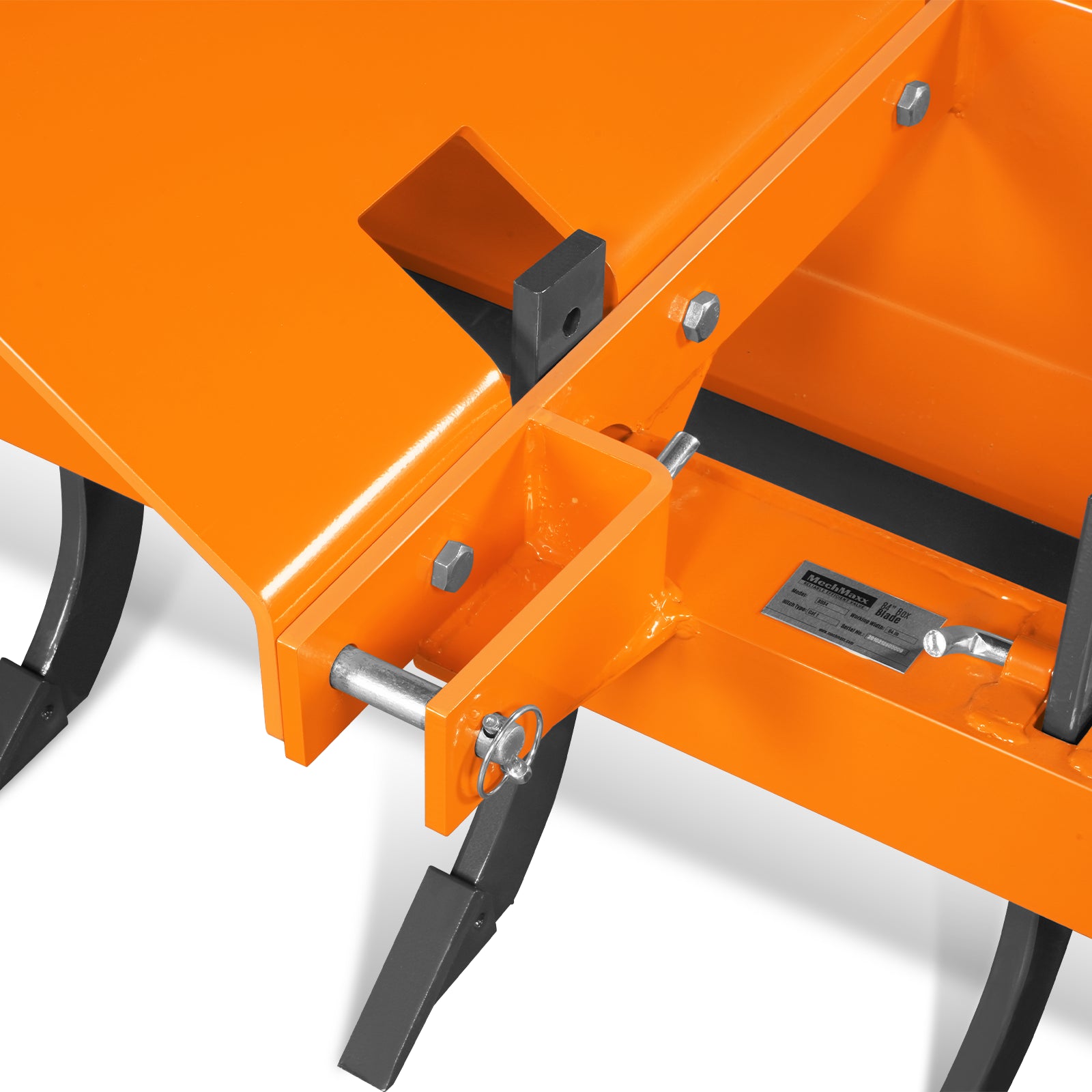 84" Box Blade Scraper with 7 Shanks 3 Point Hitch Tractor Attachment, BB84