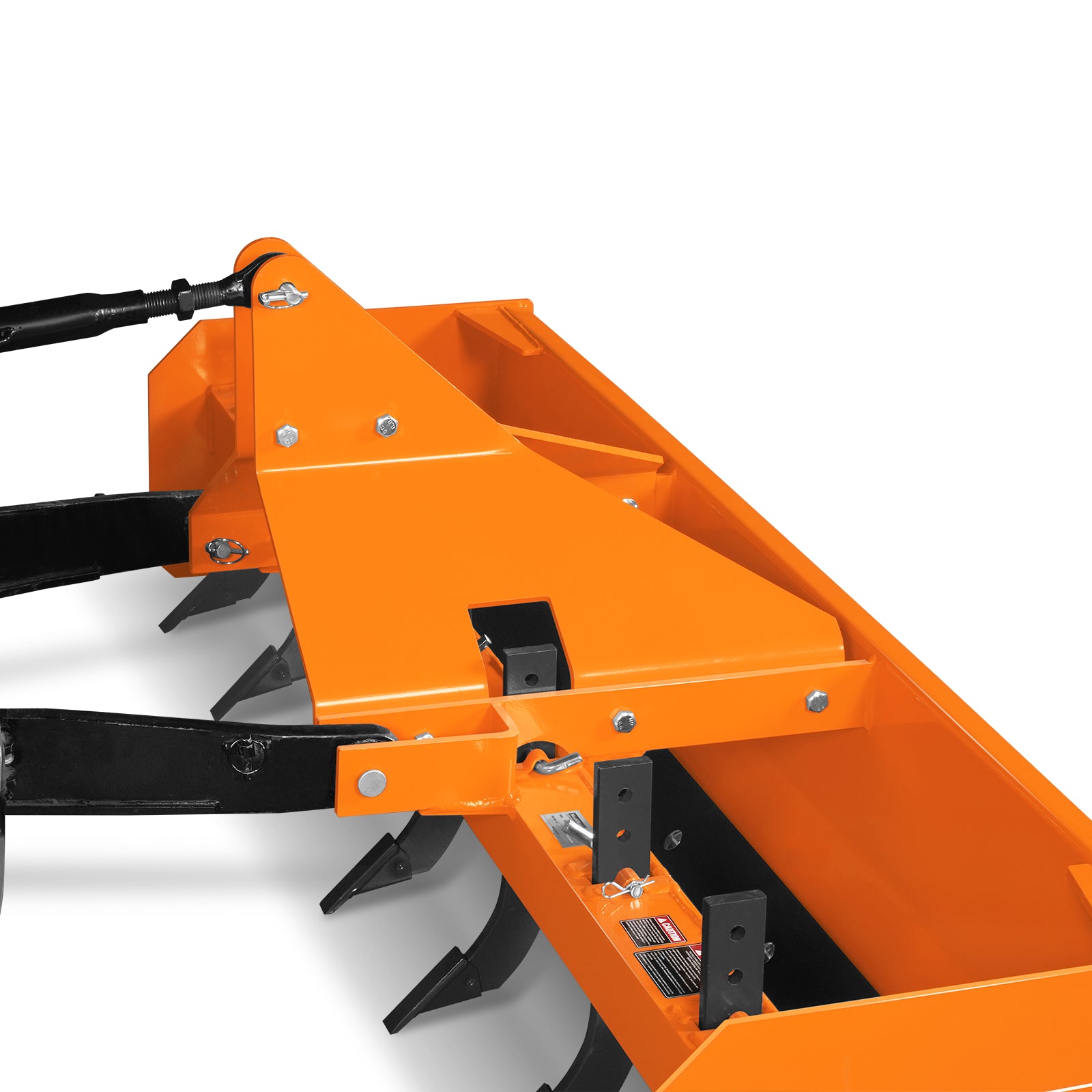 84" Box Blade Scraper with 7 Shanks 3 Point Hitch Tractor Attachment, BB84