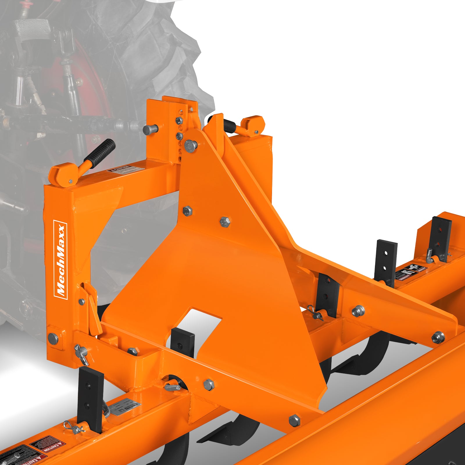 84" Box Blade Scraper with 7 Shanks 3 Point Hitch Tractor Attachment, BB84