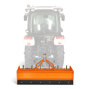 72" Box Blade Scraper with 6 Shanks 3 Point Hitch Tractor Attachment, BB72