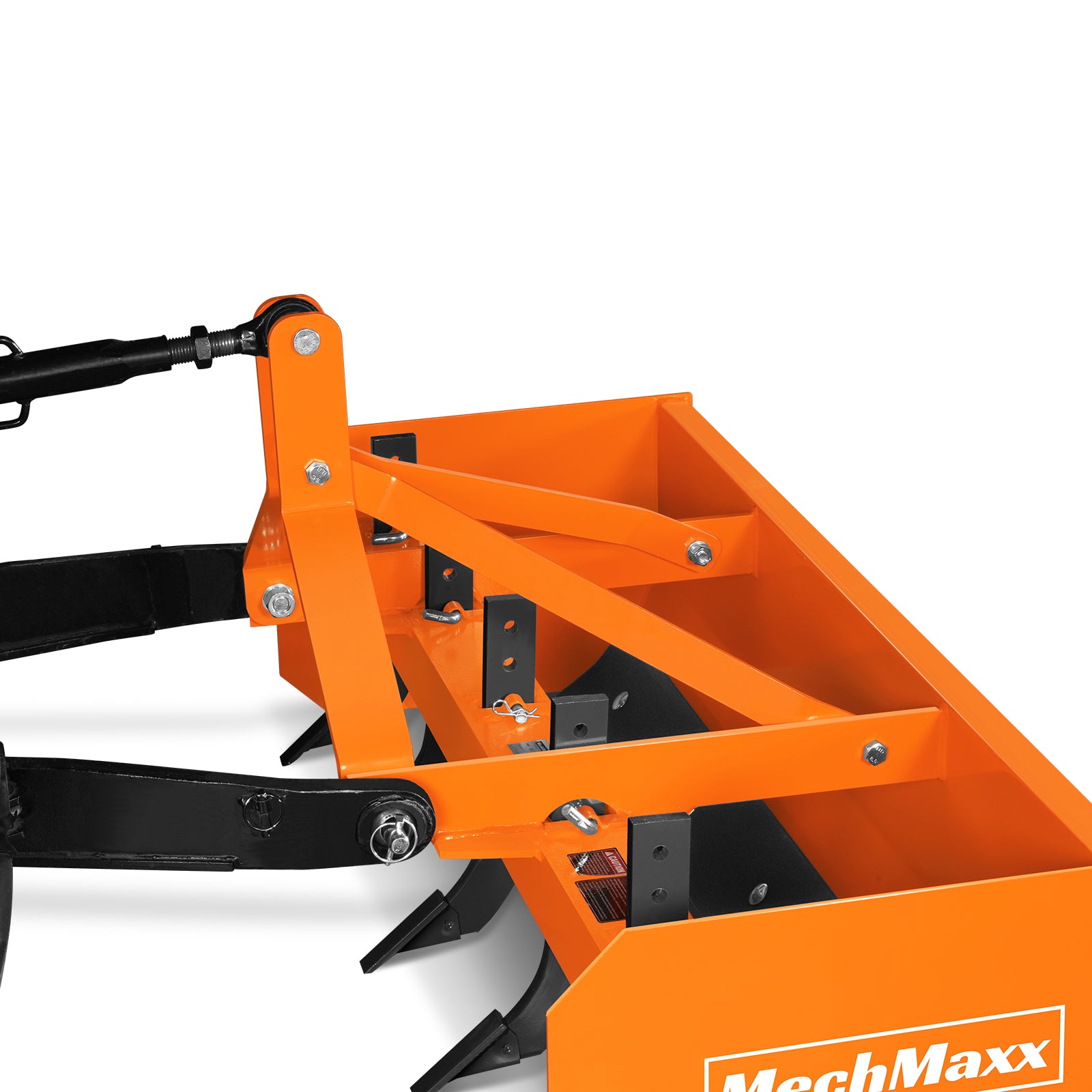 60" Box Blade Scraper with 5 Shanks 3 Point Hitch Tractor Attachment, BB60