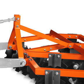 72" Tractor Notched Disc Harrow Disc Plow 3 Point Hitch, DH72