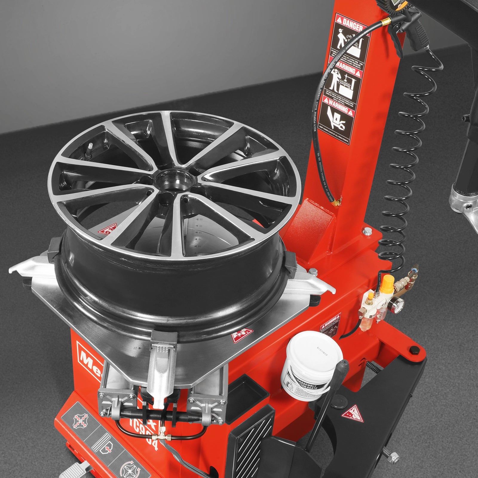 1.5 HP Swing Arm Tire Changer Wheel Balancer Combo, TC964, WB855