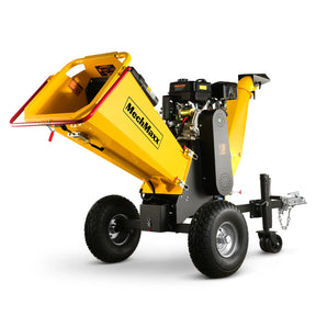 6 inch E-start DUCAR 420cc 15hp Gasoline Engine Powered Drum Wood Chipper, P4206