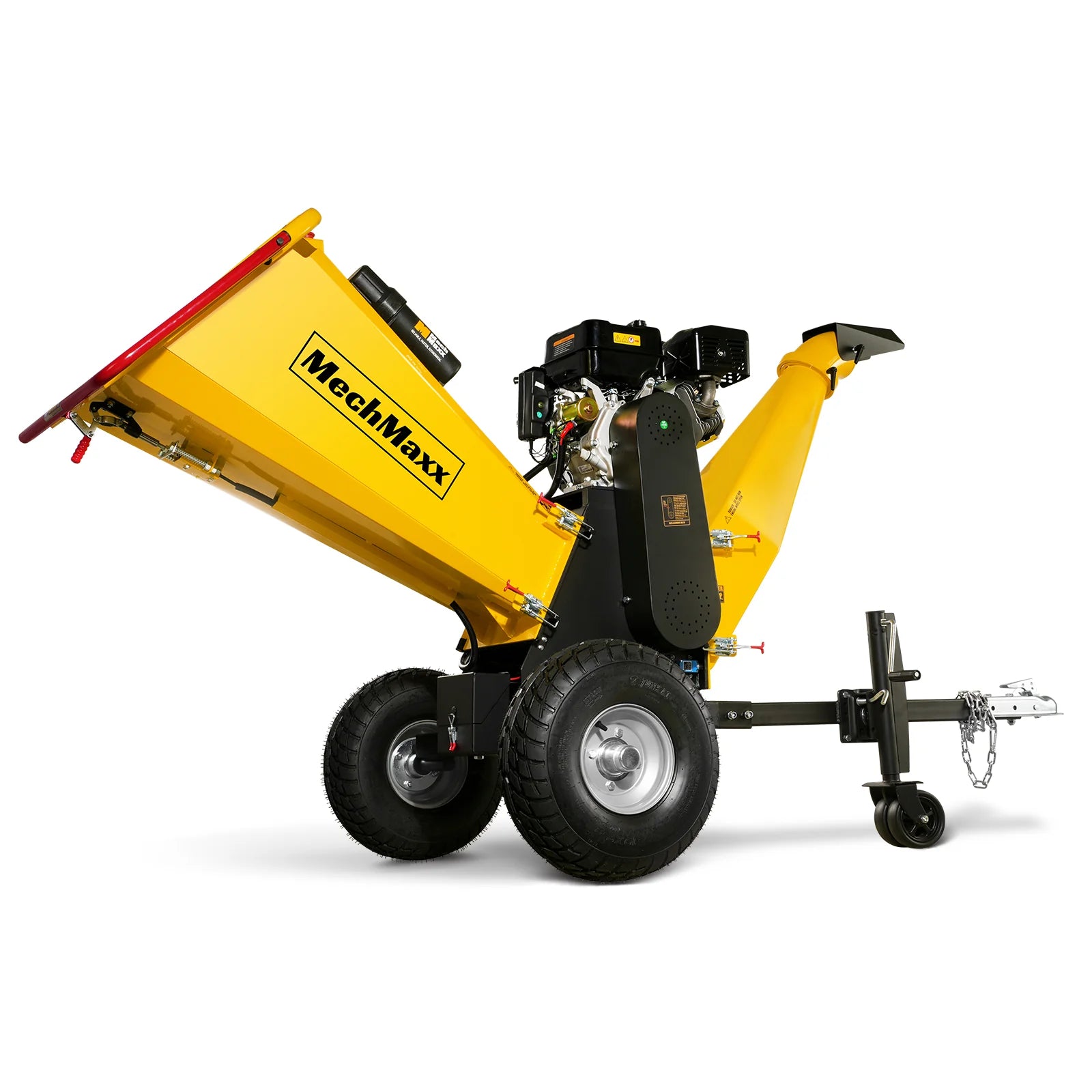 6 inch E-start DUCAR 420cc 15hp Gasoline Engine Powered Drum Wood Chipper, P4206