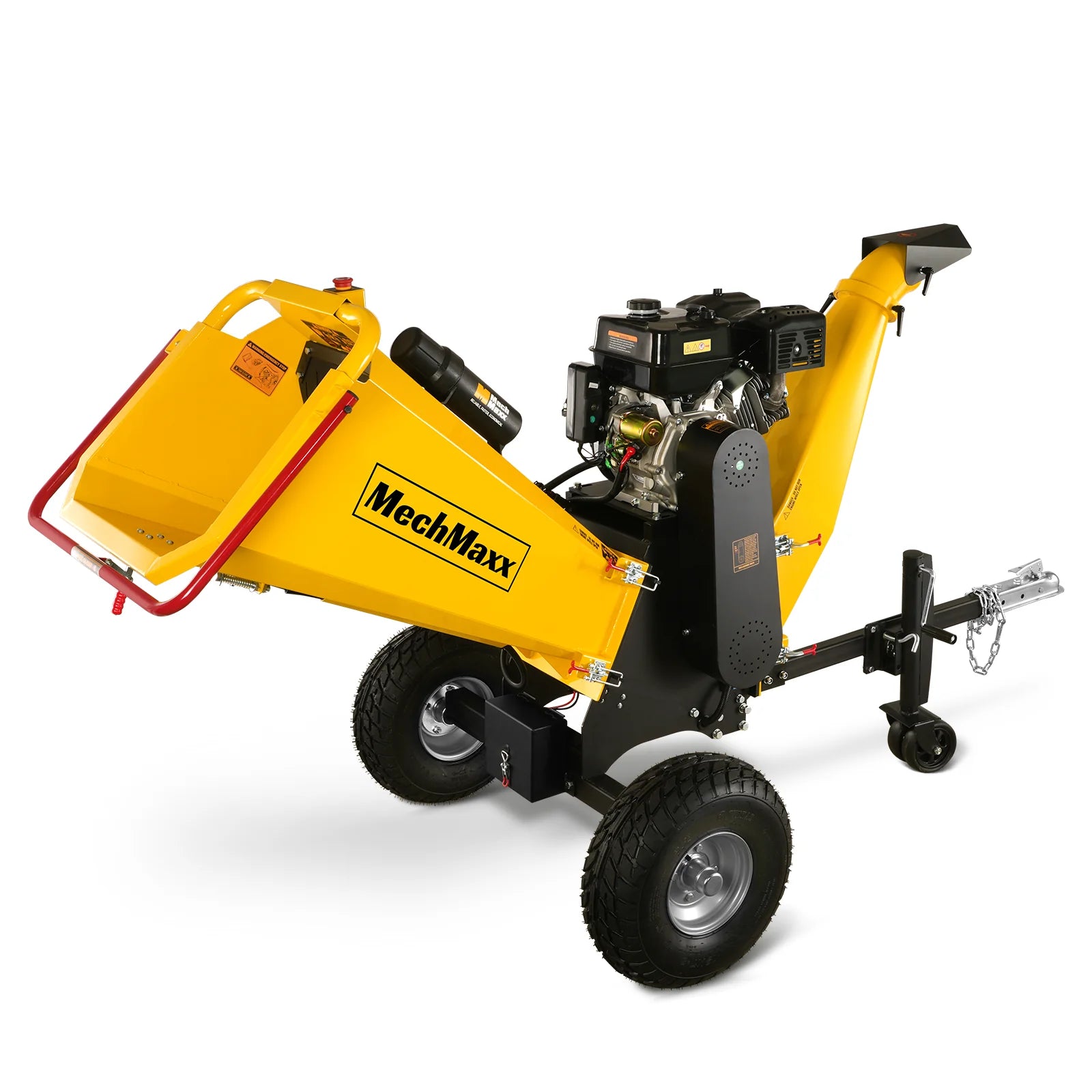 6 inch E-start DUCAR 420cc 15hp Gasoline Engine Powered Drum Wood Chipper, P4206