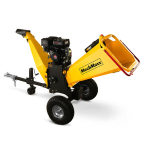 6 inch E-start DUCAR 420cc 15hp Gasoline Engine Powered Drum Wood Chipper, P4206