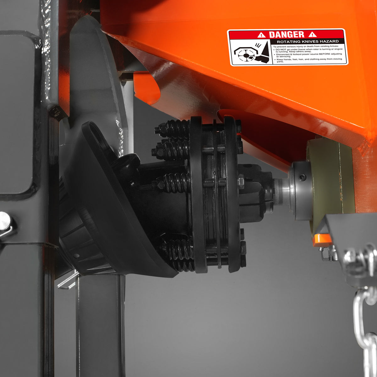 3-Point PTO Stump Grinder, 30 in Flywheel, 40-100HP, with 44 Carbide T