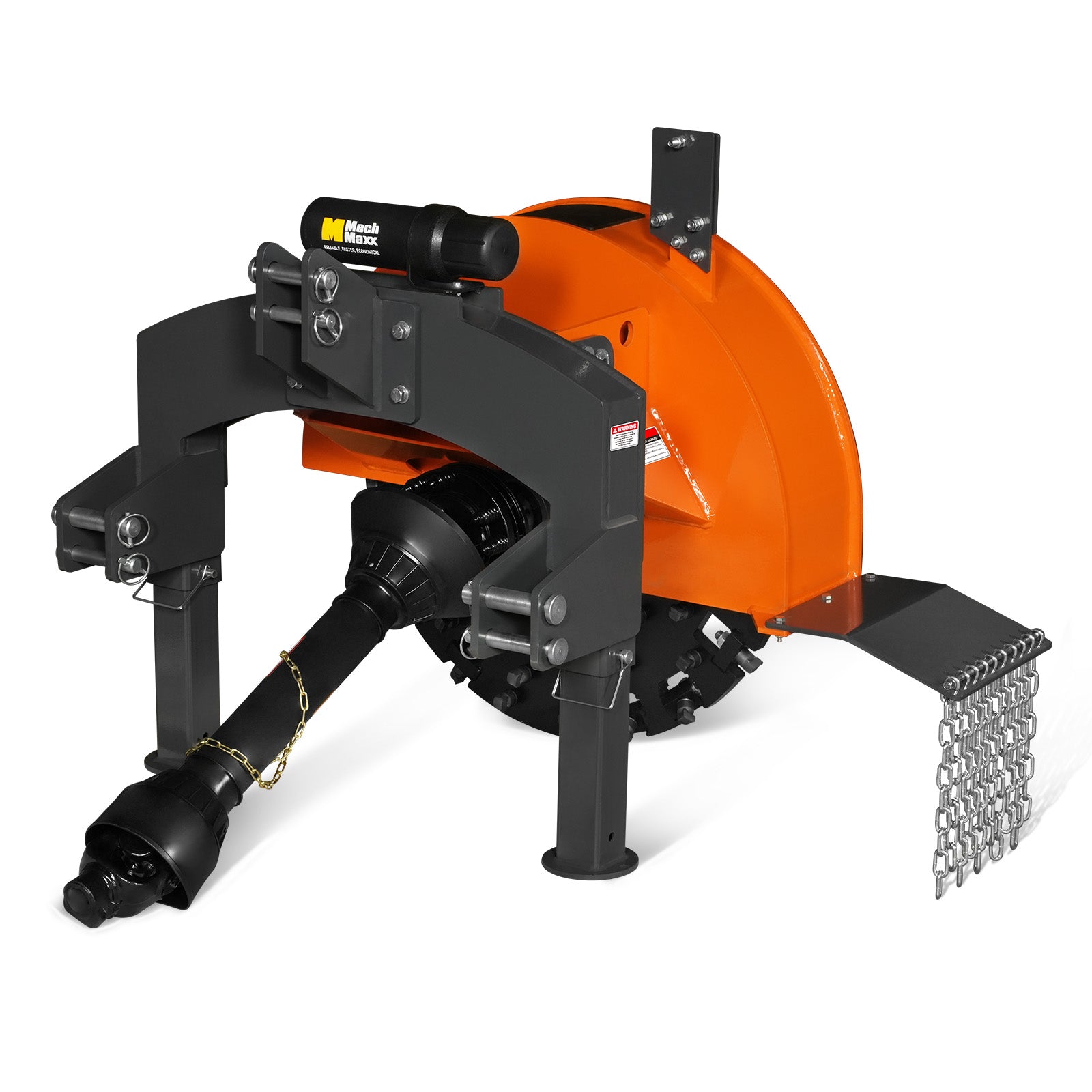 3-Point PTO Stump Grinder with 44 Carbide Teeth (PTO Shaft Included with Slip Clutch), for 40-100HP Tractor, SG30PRO