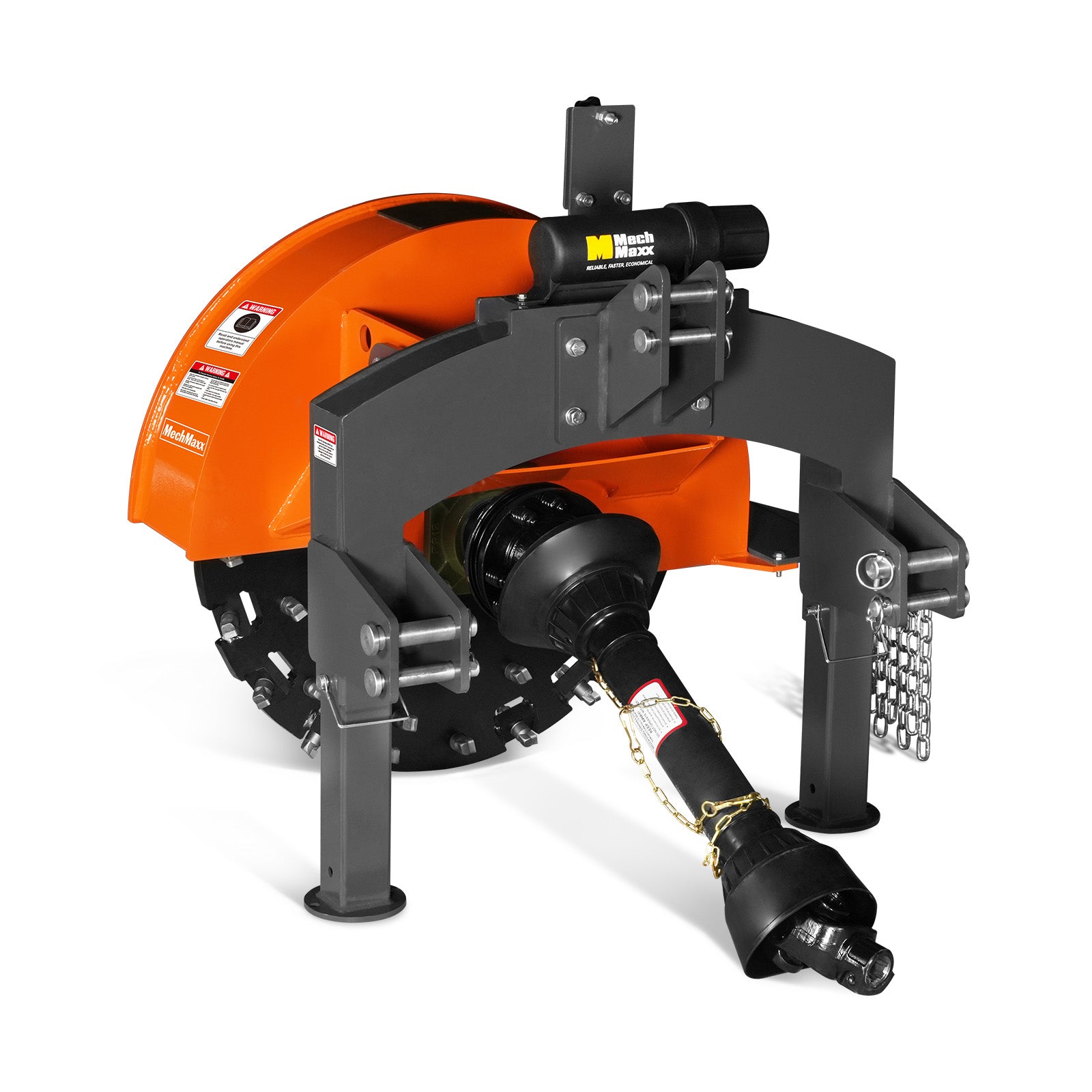 3-Point PTO Stump Grinder with 44 Carbide Teeth (PTO Shaft Included with Slip Clutch), for 40-100HP Tractor, SG30PRO