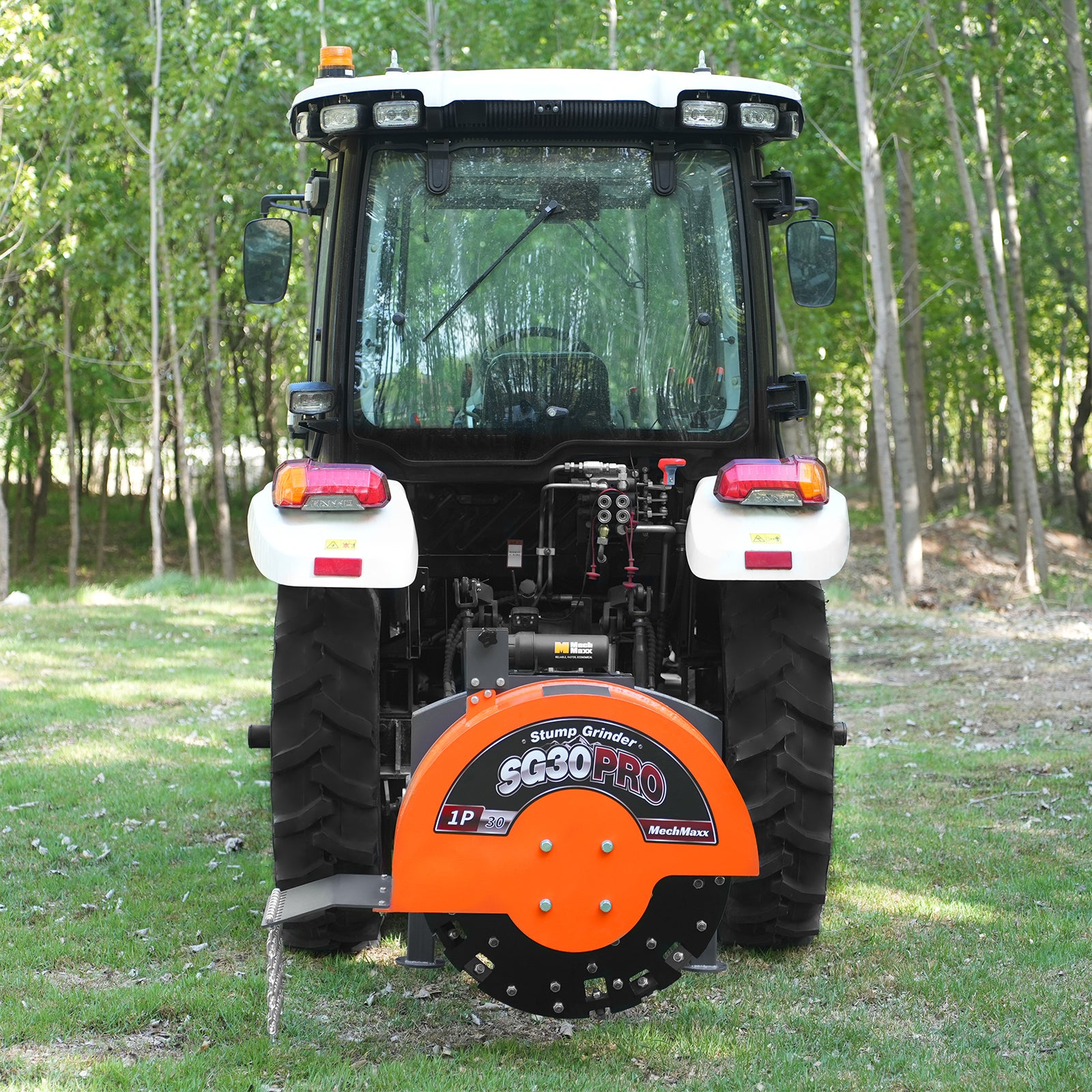 3-Point PTO Stump Grinder with 44 Carbide Teeth (PTO Shaft Included with Slip Clutch), for 40-100HP Tractor, SG30PRO