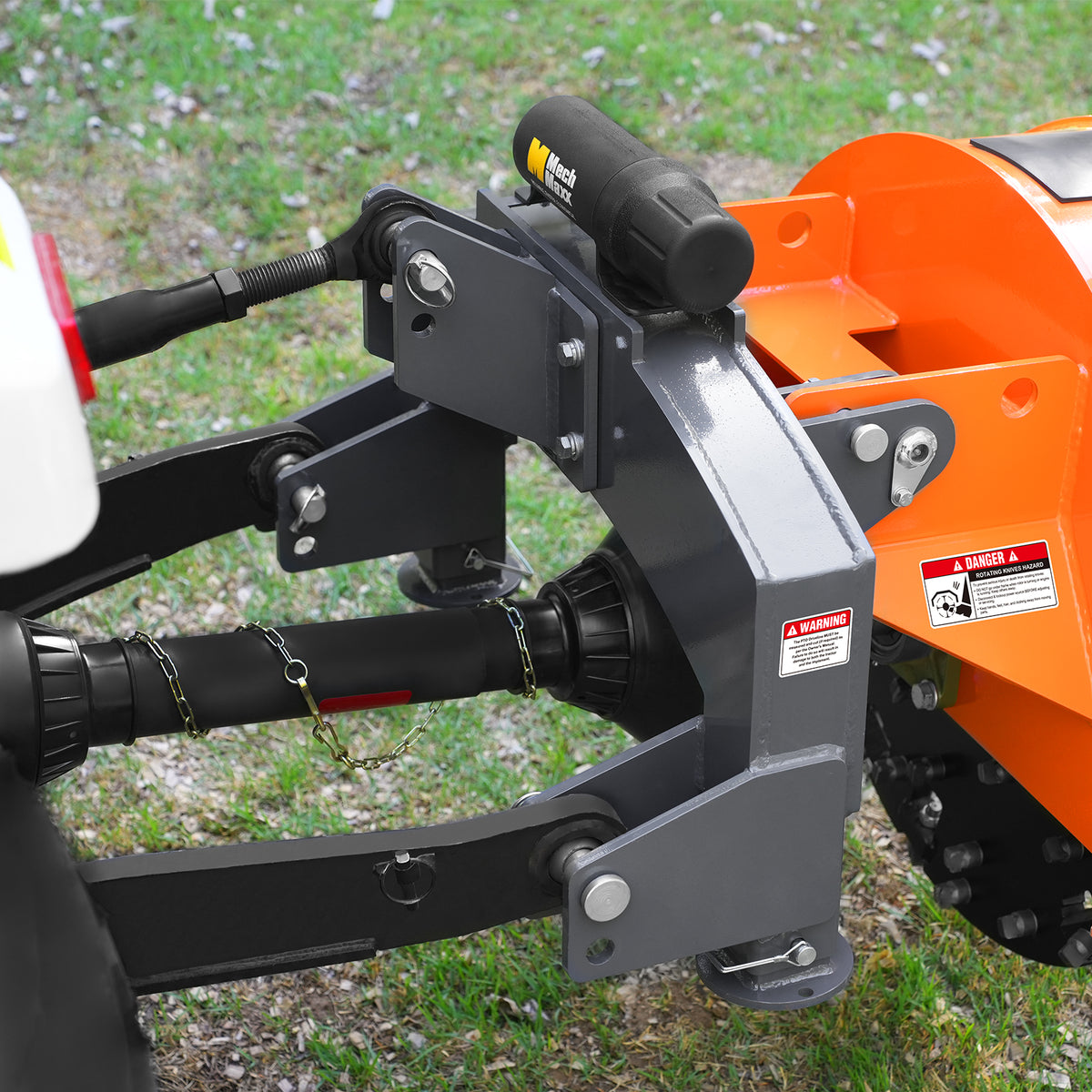 3-Point PTO Stump Grinder, 30 in Flywheel, 40-100HP, with 44 Carbide T
