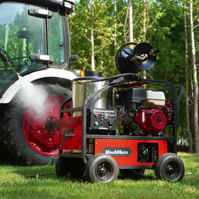 4000 PSI 4 GPM HONDA E-Start Engine Hot Water Pressure Washer with Hose Reel, HPW40H