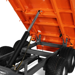 MechMaxx 2-Ton Capacity Heavy-Duty Dump Trailer, DT4X8