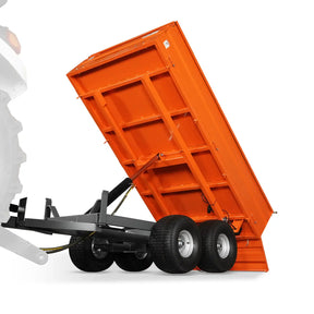 MechMaxx 2-Ton Capacity Heavy-Duty Dump Trailer, DT4X8