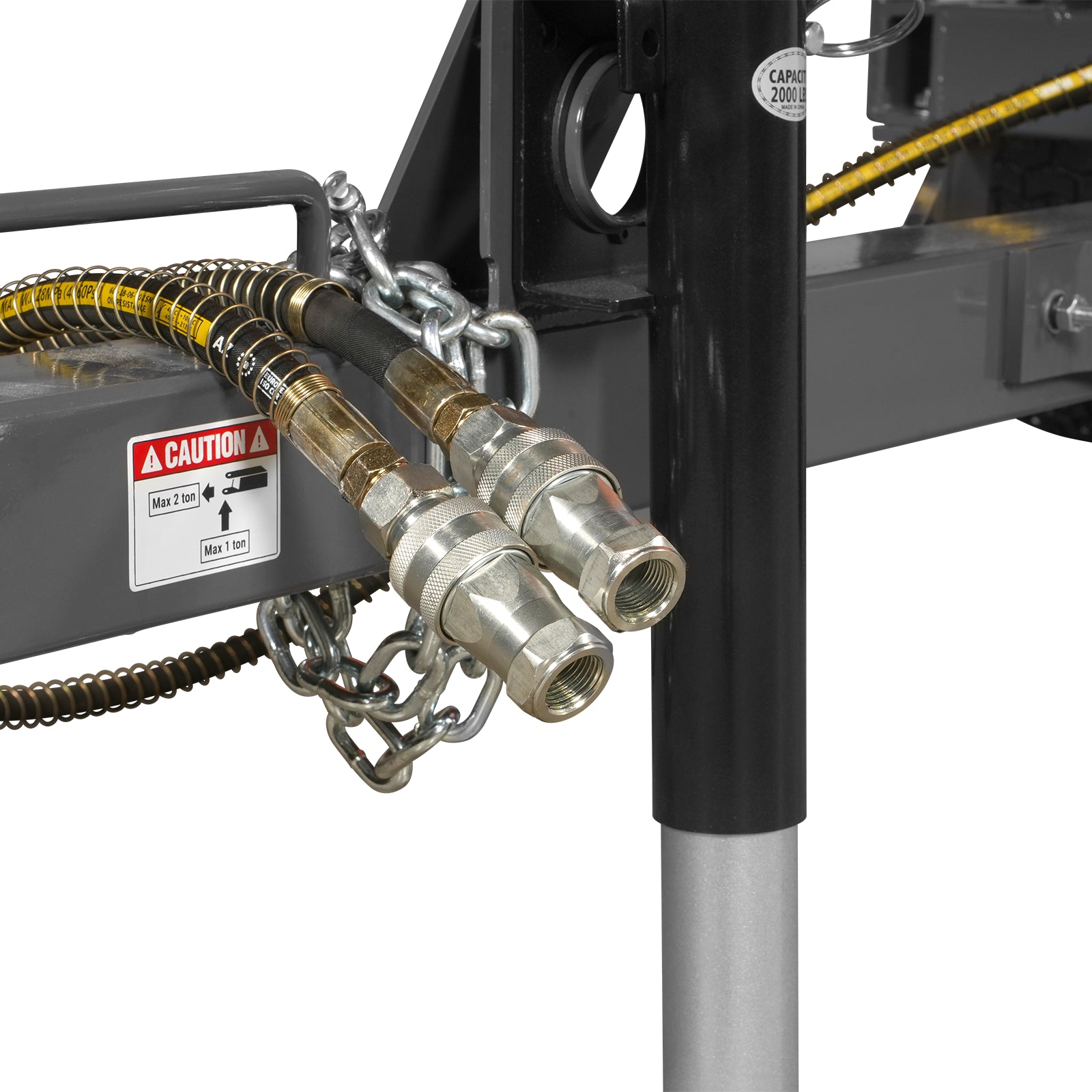 MechMaxx 2-Ton Capacity Heavy-Duty Dump Trailer,  DT4X8W