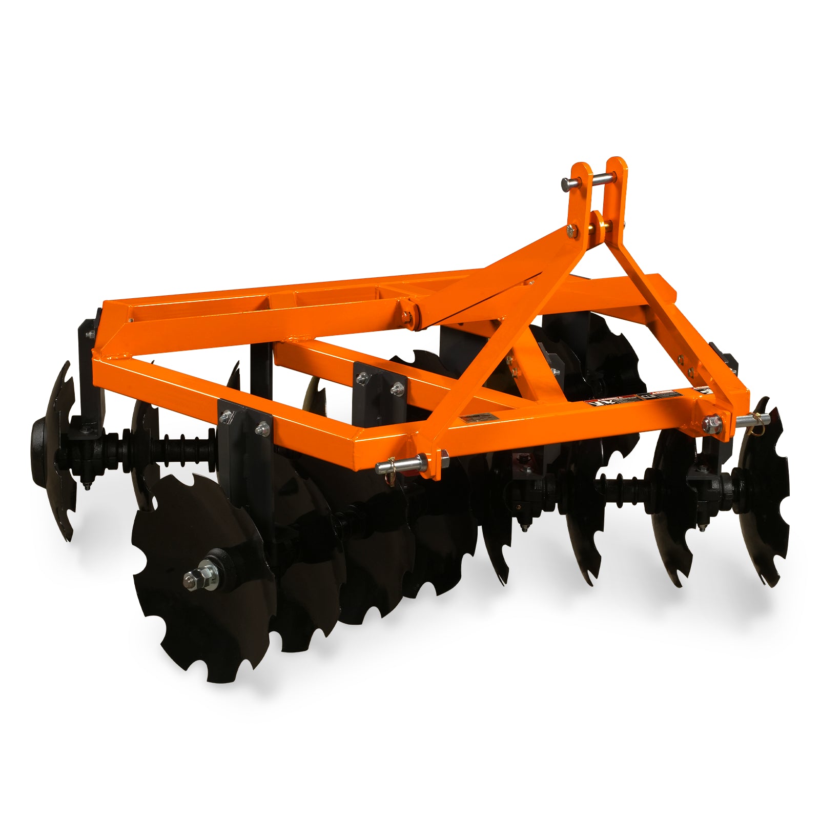 60" Tractor Notched Disc Harrow Disc Plow 3 Point Hitch