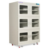 1-10% RH Electronic Dry Cabinet 1430L ESD Desiccator Cabinet Ultra-Low Humidity Storage, White, EDC1430CW-6