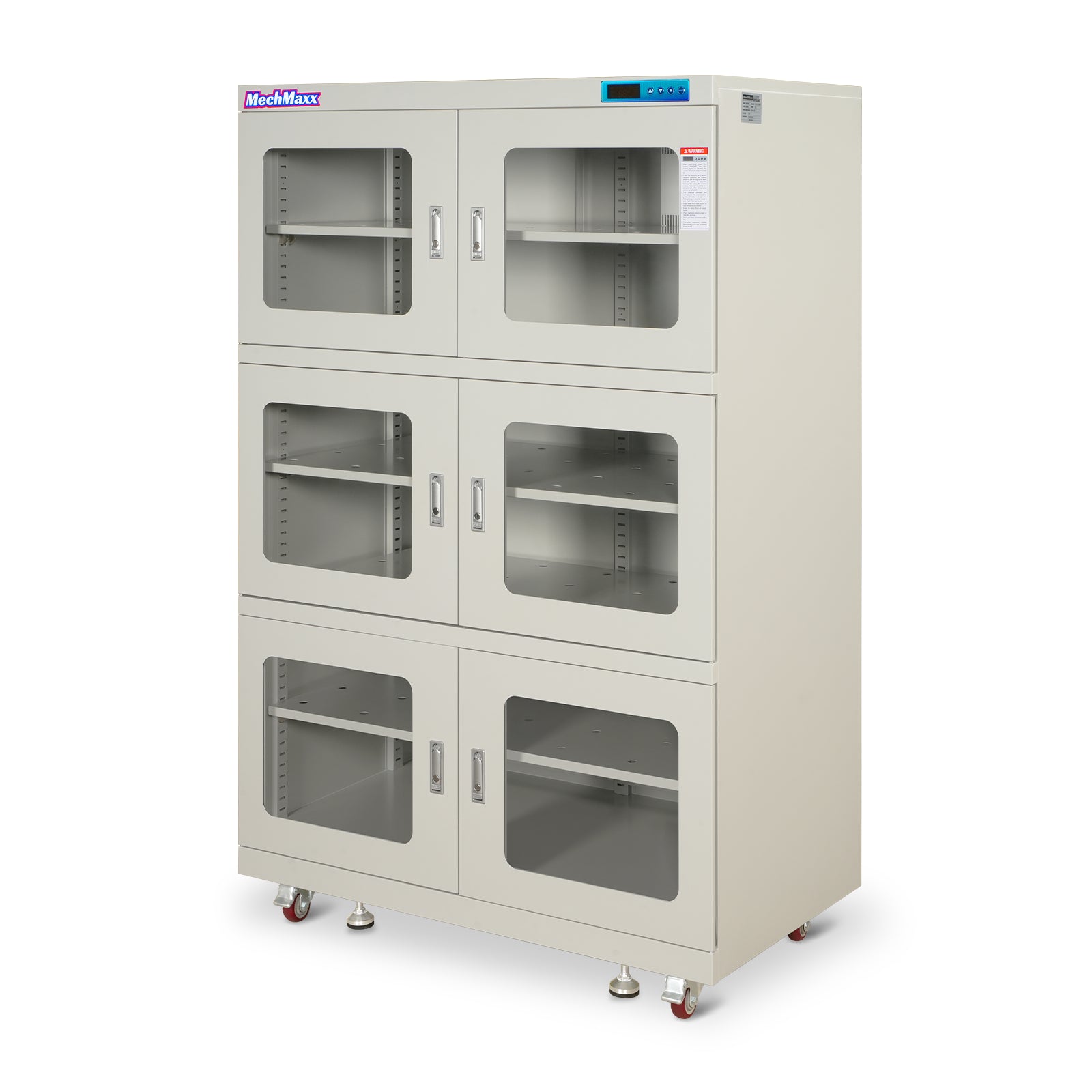 20-60% RH Electronic Dry Cabinet 1430L ESD Desiccator Cabinet Low Humidity Storage, White, EDC1430AW-6
