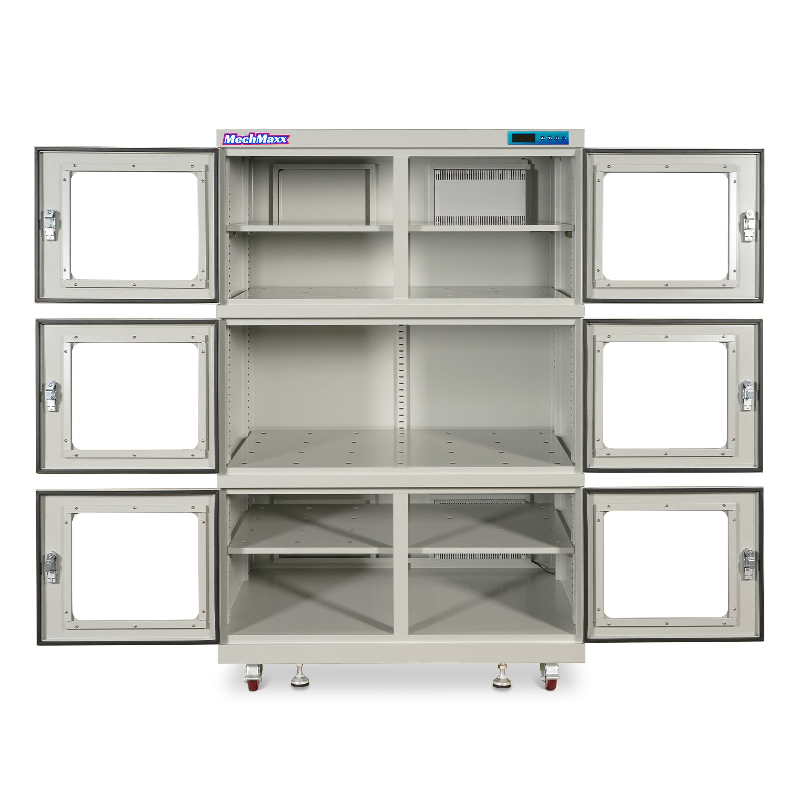 20-60% RH Electronic Dry Cabinet 1430L ESD Desiccator Cabinet Low Humidity Storage, White, EDC1430AW-6