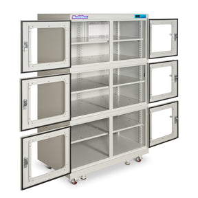20-60% RH Electronic Dry Cabinet 1430L ESD Desiccator Cabinet Low Humidity Storage, White, EDC1430AW-6