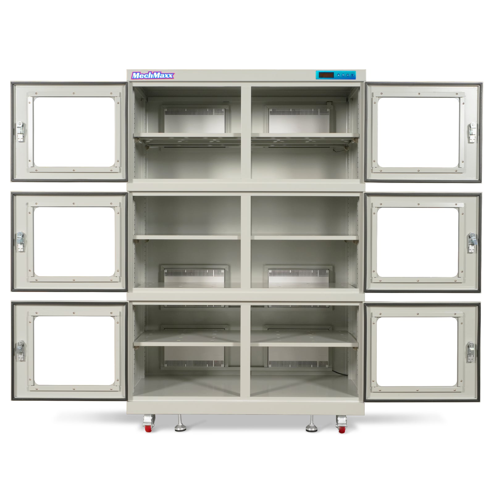 1-10% RH Electronic Dry Cabinet 1430L ESD Desiccator Cabinet Ultra-Low Humidity Storage, White, EDC1430CW-6