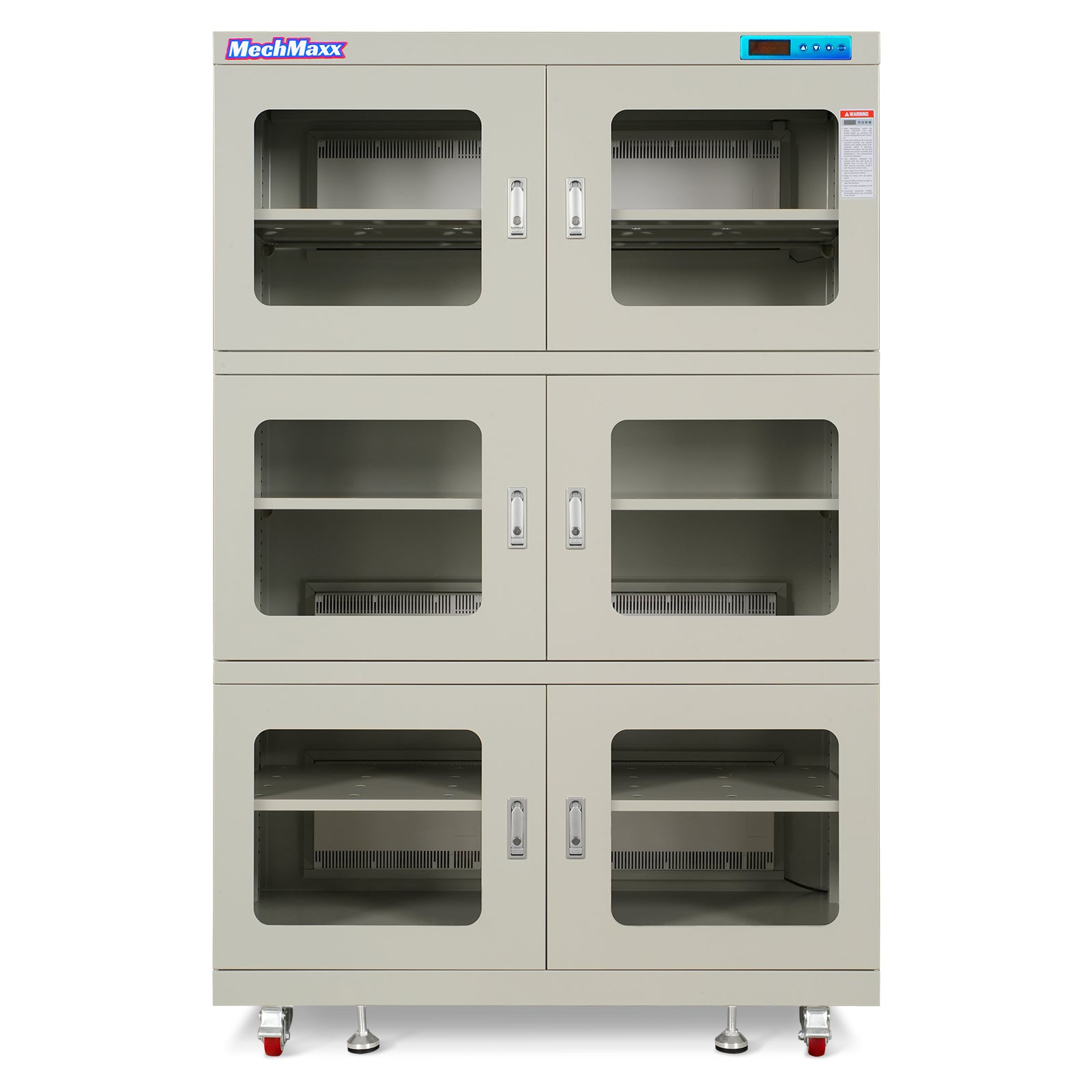 1-10% RH Electronic Dry Cabinet 1430L ESD Desiccator Cabinet Ultra-Low Humidity Storage, White, EDC1430CW-6