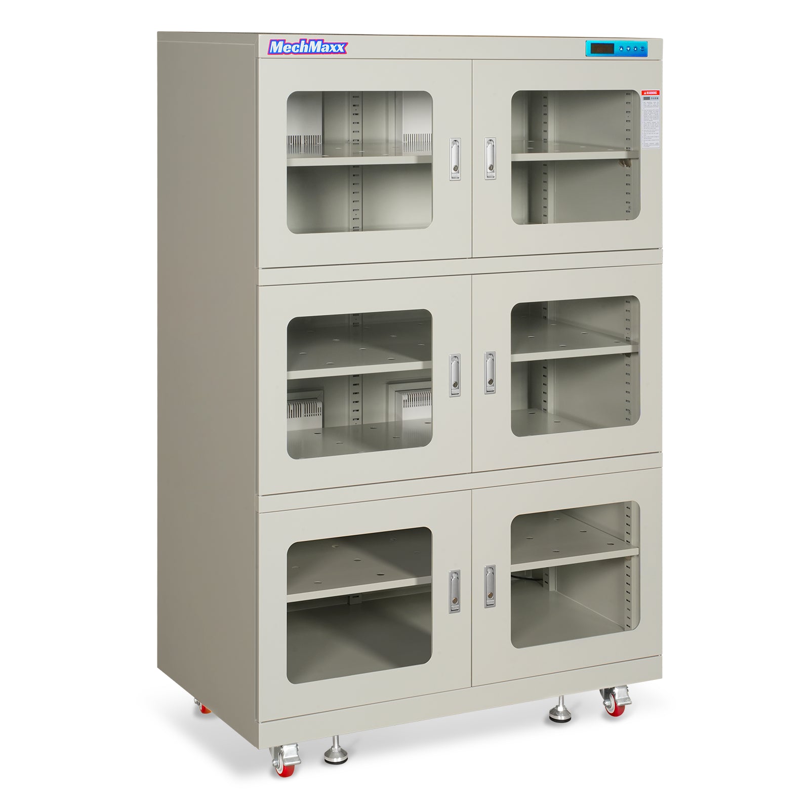 1-10% RH Electronic Dry Cabinet 1430L ESD Desiccator Cabinet Ultra-Low Humidity Storage, White, EDC1430CW-6