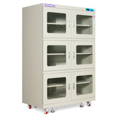 1-10% RH Electronic Dry Cabinet 1430L ESD Desiccator Cabinet Ultra-Low Humidity Storage, White, EDC1430CW-6