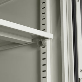 1-10% RH Electronic Dry Cabinet 1430L ESD Desiccator Cabinet Ultra-Low Humidity Storage, White, EDC1430CW-6