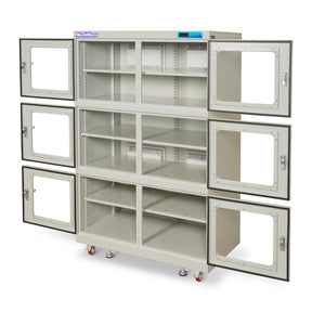 1-10% RH Electronic Dry Cabinet 1430L ESD Desiccator Cabinet Ultra-Low Humidity Storage, White, EDC1430CW-6