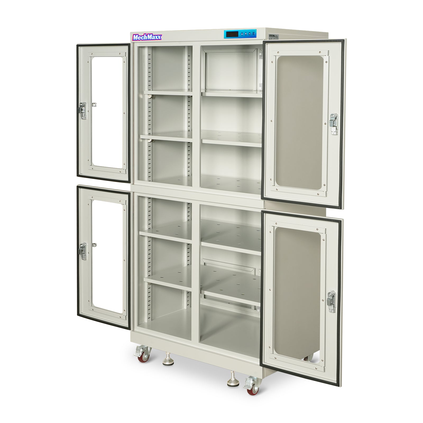 20-60% RH Electronic Dry Cabinet 880L ESD Desiccator Cabinet Low Humidity Storage, White, EDC880AW