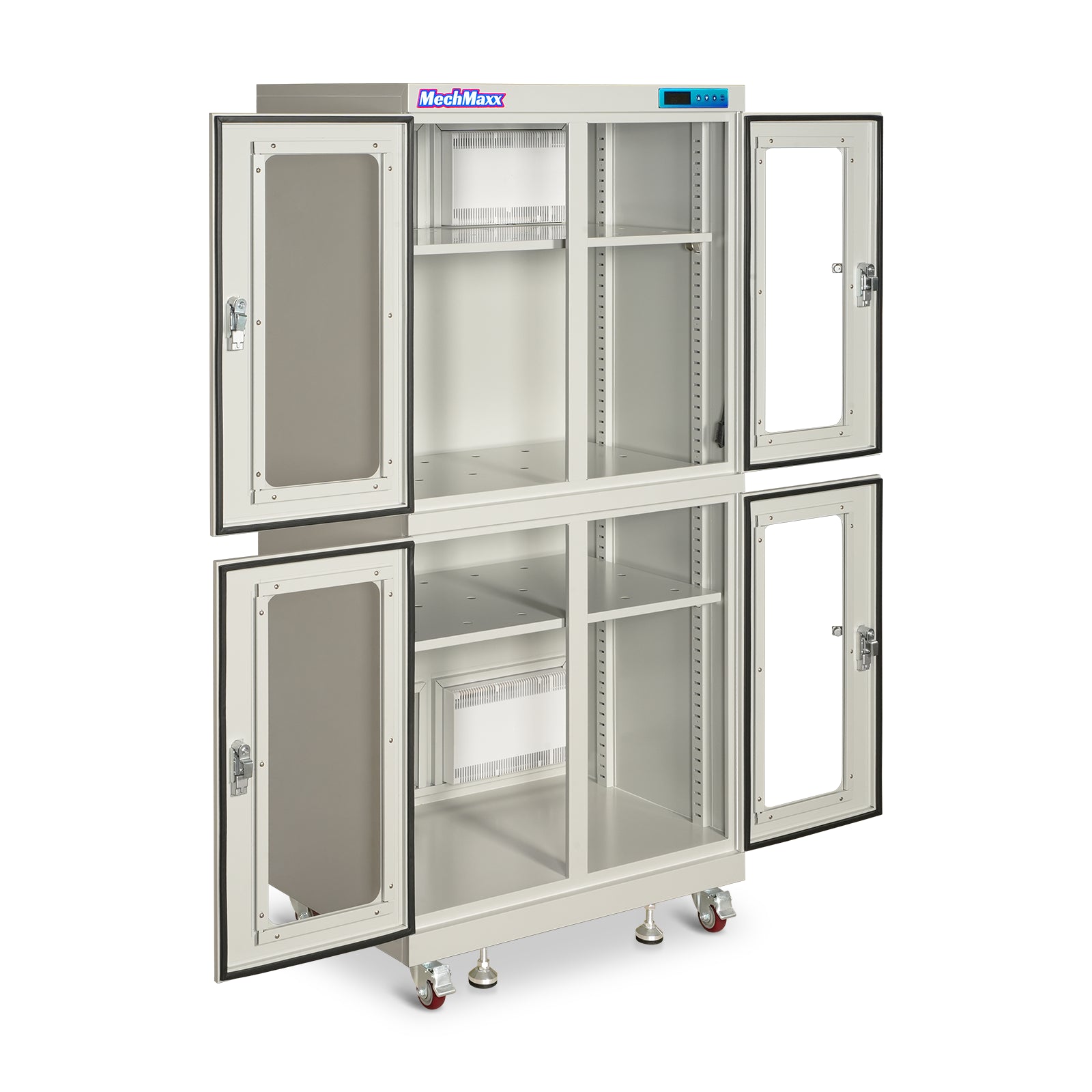 20-60% RH Electronic Dry Cabinet 880L ESD Desiccator Cabinet Low Humidity Storage, White, EDC880AW