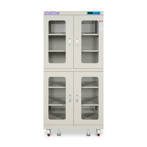 1-10% RH Electronic Dry Cabinet 880L ESD Desiccator Cabinet Ultra-Low Humidity Storage, White, EDC880CW