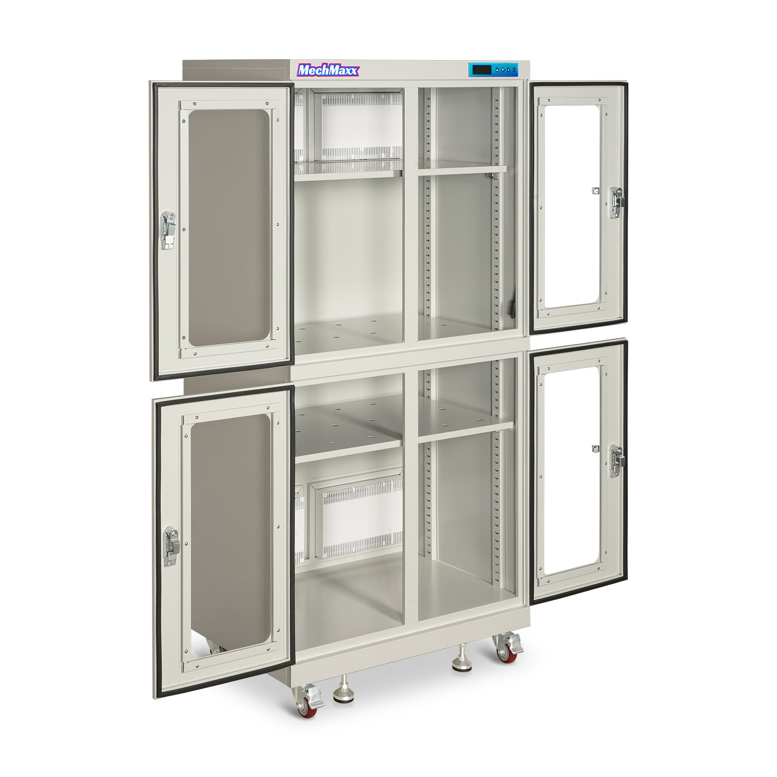 1-10% RH Electronic Dry Cabinet 880L ESD Desiccator Cabinet Ultra-Low Humidity Storage, White, EDC880CW