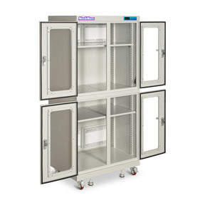 1-10% RH Electronic Dry Cabinet 880L ESD Desiccator Cabinet Ultra-Low Humidity Storage, White, EDC880CW
